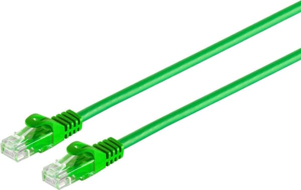 S/CONN maksimiliitettävyyden verkkokaapeli RJ45 U/UTP patch-kaapeli Cat.7 raakakaapelilla vihreä 5m (08-35053)