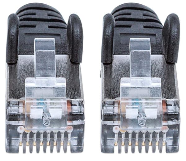 Intellinet 318792 verkkokaapeli Cat6A SFTP 100% kupari RJ-45 uros/RJ-45 uros 3 m musta