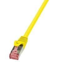 Logilink PrimeLine - patchkabel - RJ-45 (M) - RJ-45 (M) - 5 m - SFTP, PiMF - CAT 6 - glat, halogenfri, med knækbeskyttelse - gul (CQ2077S)