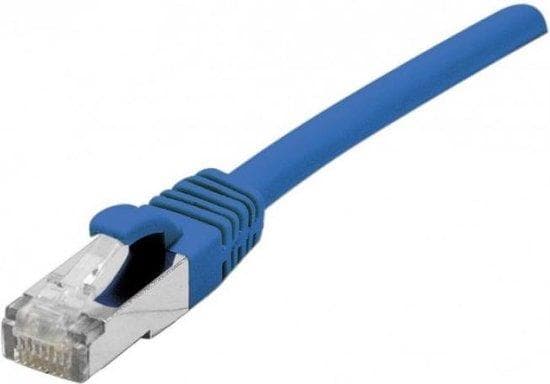 Patch-kaapeli S/FTP (PiIMF), Cat 6A (EIA/TIA), sininen, 3,0 m patch-kaapeli erityisen kapealla taittumissuojalla (858455)