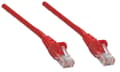 Pikkukuva 3 / 4: Intellinet - Patch -johto - RJ-45 (M) - RJ-45 (M) - 2 m - UTP - CAT 5e - valettu, ilman koukkua - Punainen