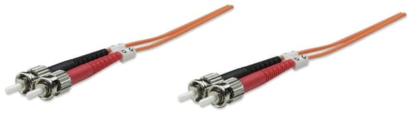 Intellinet fiberoptisk patchkabel 62,5µ patchkabel duplex ST/S - ST/S 2,0 m