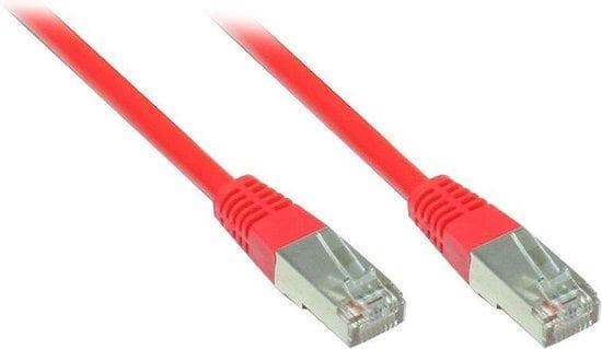 Gode forbindelser Alcasa GODE FORBINDELSER - patchkabel - RJ-45 (M) - RJ-45 (M) - 5 m - SFTP - (kategori 5e) - rød (855R-050)