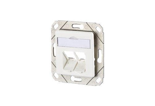 BTR E-DAT Modul UPK Sokkel 8/88 Kat.6 Tom Pure White Hvid