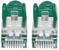 Miniatyrbillede 3 af 4: intellinet 740784 netværkskabel Cat7 råkabel med Cat6a stik 100% kobber LS0H 1,5m grøn