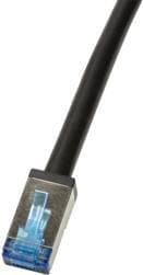 LogiLink CQ7033S netværkskabel 1 m Cat6a S/FTP (S-STP) Sort (CQ7033S)