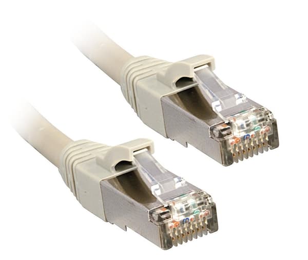 LINDY 47246 RJ45 Nätverkskabel, patchkabel CAT 6 F/UTP 5,00 m Grå Snagless 1 st(s)