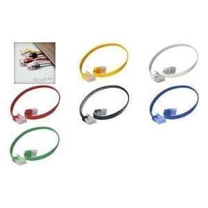 shiverpeaks BASIC-S U/UTP litteä patch-kaapeli, Cat.6, 10,0 m sininen, 2 x RJ 45 pistoketta, PVC-kuori, kullatut liittimet - 1 kpl (SP720-SLB)