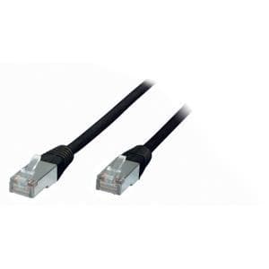 S-Conn RJ45-RJ45 - mm - 7,5 m - RJ-45 - RJ-45 - Hane/Hane - Cat5e - F/UTP (FTP) - Svart - Metallic (68664)