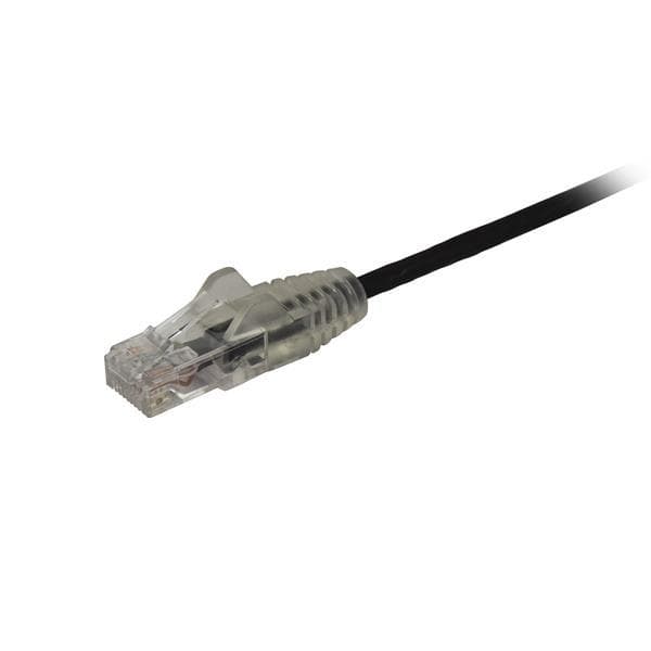 Startech.Com 2M Cat6-kabel - Slankt Cat6-netværkskabel - Sort - Snagless Rj45-stik - Gigabit Ethernet-kabel - 28 Awg (N6Pat200Cmbkss) - Sammenkoblings