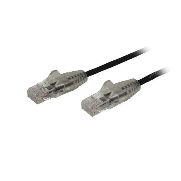 Startech.Com 2M Cat6-kabel - Slankt Cat6-netværkskabel - Sort - Snagless Rj45-stik - Gigabit Ethernet-kabel - 28 Awg (N6Pat200Cmbkss) - Sammenkoblings