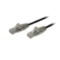 Miniatyrbillede 1 af 2: Startech.Com 2M Cat6-kabel - Slankt Cat6-netværkskabel - Sort - Snagless Rj45-stik - Gigabit Ethernet-kabel - 28 Awg (N6Pat200Cmbkss) - Sammenkoblings