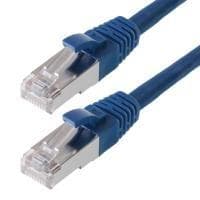 Herweck Helos - Patch-ledning - RJ-45 (M) - RJ-45 (M) - 2,0 m - SFUTP-kabel - CAT 5e - Blå (117807)
