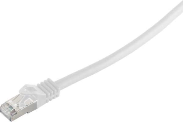 S-Impuls S/FTP CAT7 10 Gigabit verkkokaapeli / valkoinen - LSZH - 1,5 metriä