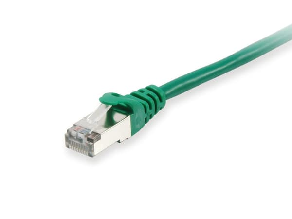 Udstyr patchkabel RJ45 Cat6A S/FTP (S-STP) PIMF 1,00 m Grøn