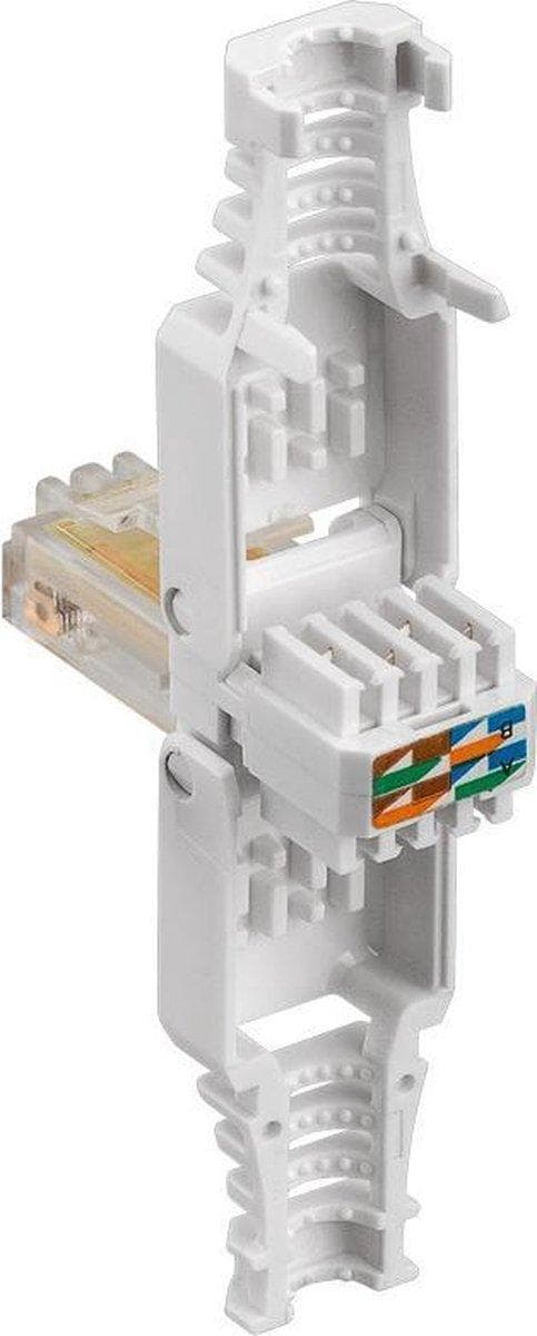 Værktøjsløst CAT5/CAT6 RJ45-stik med netværksstikhylster