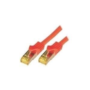 Mcab CAT7 S-FTP-PIMF-LSZH-1.00M-RED Ethernet-kabel (1 m) rød