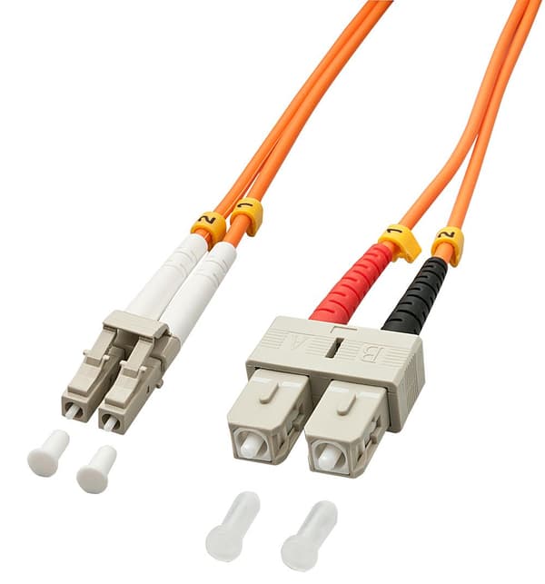 Lindy - Patch-Cable - LC Multi-Mode (M) - SC multi-mode (M) - 2,0m - fiberoptisk - 50/125 mikron - OM2 - halogenfri (46991)