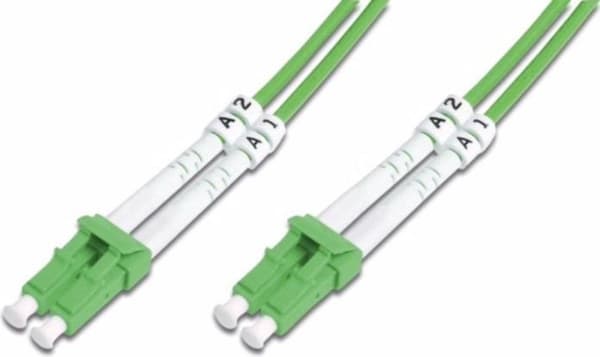 Digitus DK-2533-01-5 Fiberoptisk kabel 1 m OM5 LC Grön, Vit