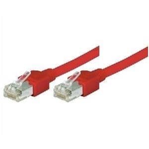Datwyler patchkabel S/UTP, Cat 5e, rød, 5,0 m, meget fleksibel, med Hirose-stik TM11 (71905R)