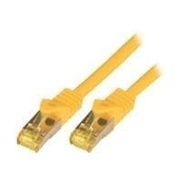 M-CAB RAW - Netværkskabel - RJ-45 (M) - RJ-45 (M) - 50 cm - SFTP, PiMF -Cat.7 råkabel - presset, glat, halogenfri - gul (3731)