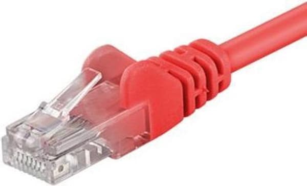 Wentronic CAT6 netværkskabel - RJ45 - Rød - 2 m