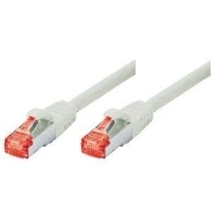 Tecline Frohlich + Walter - Patch-kabel - RJ-45 (M) - RJ-45 (M) - 5 m - SSTP-kabel - (kategori 6) - halogenfri - grå (71505)