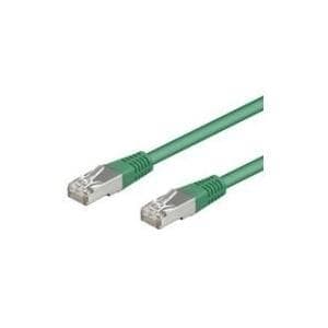 Wentronic Goobay CAT 5e patchkabel, SF/UTP, grøn, 1 m - CCA blandet kobber (68043)