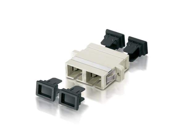Utrusta 156140 fiberoptisk adapter SC Beige