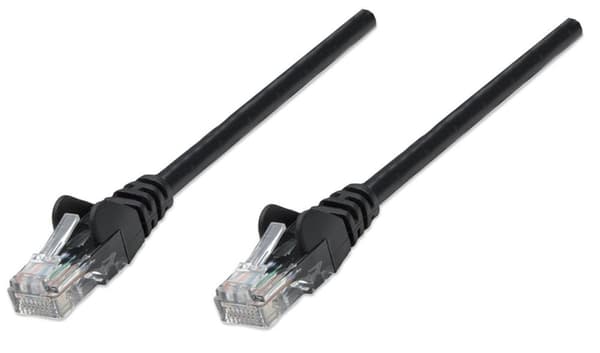 Intellinet - Patch ledning - RJ-45 (M) til RJ-45 (M) - 10m - UTP - CAT 5e - støvlet, ingen krog - Sort