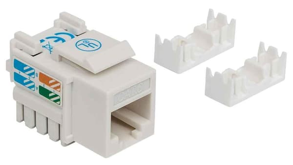 Intellinet - Modulär ingång - RJ-45 - vit (210591)