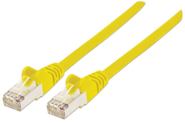 Intellinet - Patchkabel - RJ-45 (M) - RJ-45 (M) - 2 m - SFTP - CAT 5e - presset, glat - Gul