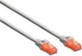 Miniatyrbild 1 av 2: Digitus DK-1617-0025 RJ45 Nätverkskabel, patchkabel CAT 6 U/UTP 25,00 cm Grå Halogenfri, Tvinnade par 1 st.