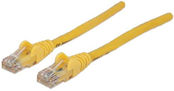 Intellinet - liitäntäjohto - RJ-45 (M) - RJ-45 (M) - 2,0 m - UTP - (luokka 6) - puristettu, sileä, ladattu - Keltainen (342360)
