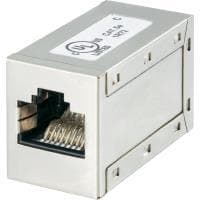 Renkforce RJ45 nätverksadapter CAT 5e [1x RJ45-uttag - 1x RJ45-uttag] 0,00 m Vit Renkforce
