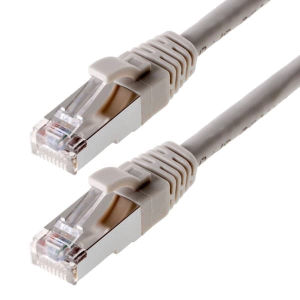 Herweck Helos - Patchkabel - RJ-45 (M) - RJ-45 (M) - 10,0 m - SFUTP-kabel - CAT 5e - Grå (117800)