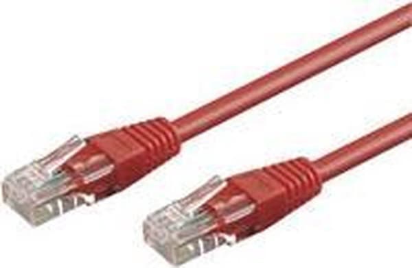 Wentronic CAT6 verkkokaapeli - RJ45 - punainen - 1 m