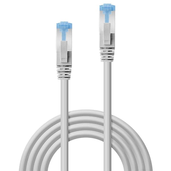 LINDY 47131 RJ45 Netværkskabel, patchkabel CAT 6A S/FTP 0,50 m Grå Snagless 1 stk.