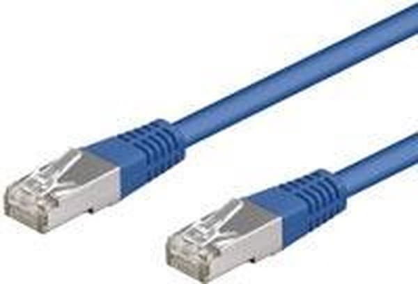 Goobay CAT 5e verkkokaapeli, SF/UTP, sininen, 3 m