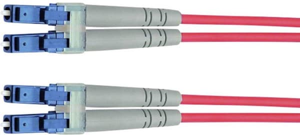 Telegärtner L00875A0003 Fiberoptisk optisk fiber Anslutningskabel [1x LC-kontakt - 1x LC-kontakt] 50/125 µ Multimode OM3 1