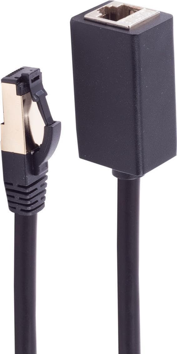 shiverpeaks ®-BASIC-S--Netværk RJ45 patch kabel forlænger Kat. 8,1 LSZH sort 0,5 m (BS08-44015)