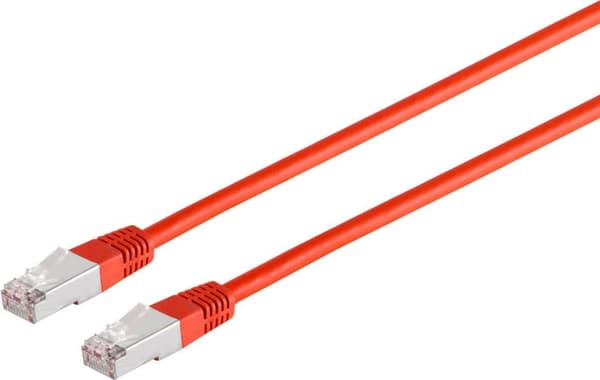 S/CONN maksimale tilslutningsmuligheder netværkskabel patch-kabel, kat. 5e, SF/UTP, rød, 1,5 m (75211-1,5R)