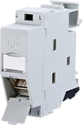 Miniatyrbillede 1 af 4: Metz Connect 130B127003-E Netværksboks DIN-skinner CAT 6A Grå-hvid (RAL 7035)