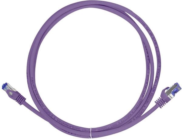 LogiLink C6A109S RJ45 CAT 6A S/FTP 15 m Violett 1 st.