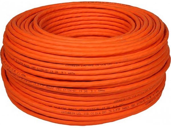 Kathrein 215500001 Verkkokaapeli CAT 7a S/FTP 4 x 2 x 0,258 mm² Oranssi 250 m