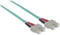 Miniatyrbild 2 av 5: Intellinet 751100 Fiberoptisk kabel 3 m OM3 SC Aqua