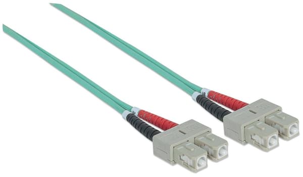Intellinet 751100 Fiberoptisk kabel 3 m OM3 SC Aqua