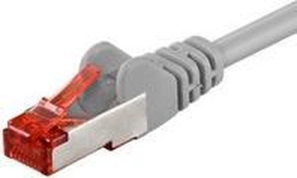 CAT6 S/FTP (PIMF) patchkabel / internetkabel 2 meter grå - netværkskabel