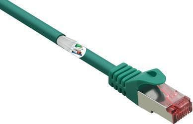 RF-5052916 RJ45 netværkskabel patchkabel CAT 6 S/FTP 2,00 m grøn med (RF-5052916)