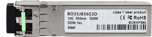 Yhteensopiva Extreme Networks 10G-SFP-USR BlueOptics© BO35J856S3D SFP+ lähetin-vastaanotin, LC-Duplex, 10GBASE-SR, Multimode Fiber, 850nm, 300M, 0°C/+